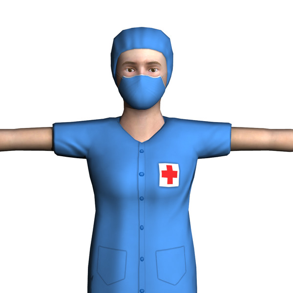 surgeon female 01 3d model - Surgeon Female 01... by ignisfatuus